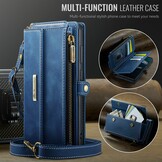 Samsung Galaxy S25 Ultra hoesje portemonnee tasje - Blauw - Model SM-S938