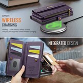 Samsung Galaxy S25 Ultra hoesje portemonnee tasje - Paars - Model SM-S938