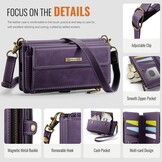 Samsung Galaxy S25 Ultra hoesje portemonnee tasje - Paars - Model SM-S938