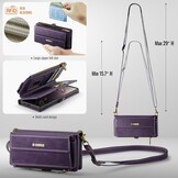 Samsung Galaxy S25 Ultra hoesje portemonnee tasje - Paars - Model SM-S938