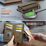 Samsung Galaxy S25 Ultra hoesje portemonnee tasje - Bruin - Model SM-S938