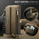 Samsung Galaxy S25 Ultra hoesje portemonnee tasje - Bruin - Model SM-S938