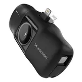 Wozinsky Mini Powerbank 5000mAh met Lightning aansluiting - Zwart