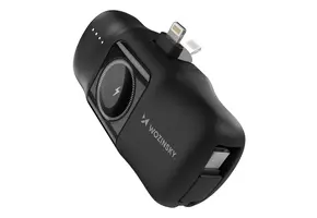 Wozinsky Mini Lightning Powerbank 5000mAh - Zwart