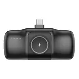 Wozinsky Mini Powerbank 5000mAh met Lightning aansluiting - Zwart