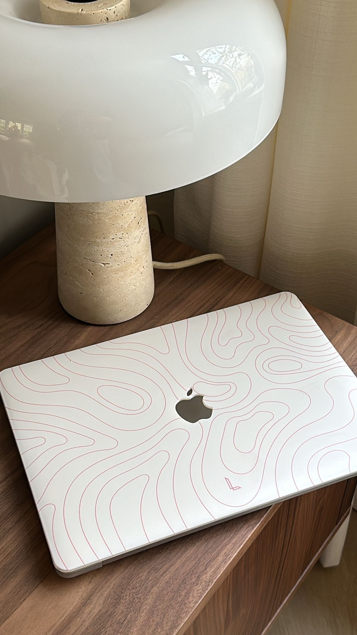 MacBook Air 13 inch (2022-2026) cover hoes case - Pink Mocha