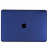 MacBook Air 15 inch (2023-2026) cover case hoes - Mat Marineblauw - Model A2941 / A3114 / A3241