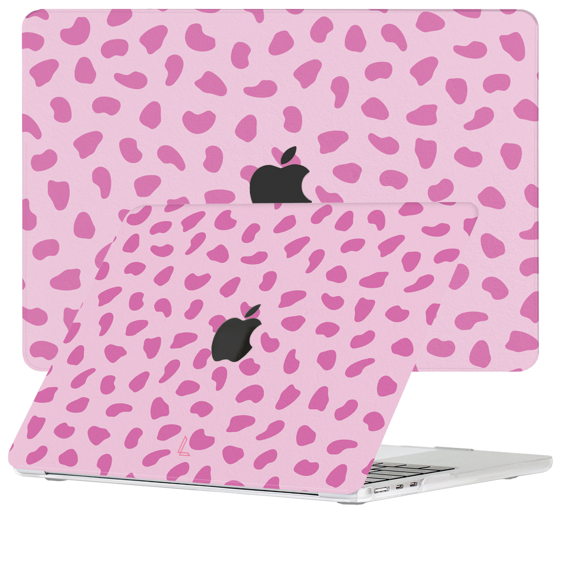 Lunso MacBook Air 15 inch (2023-2024) cover hoes - case - Pebble Charm