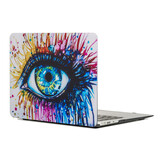 MacBook Air 13 inch (2018-2019) Lunso cover hoes Kleurrijk Oog