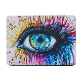 MacBook Air 13 inch (2018-2019) Lunso cover hoes Kleurrijk Oog
