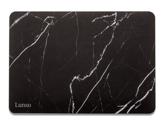 Lunso MacBook Air 13 inch (2018-2019) cover hoes - case - Marble Ace