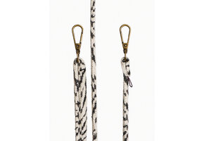 Høyde Jacquard Telefoonkoord - Strap - Cord - Blanc Bliss