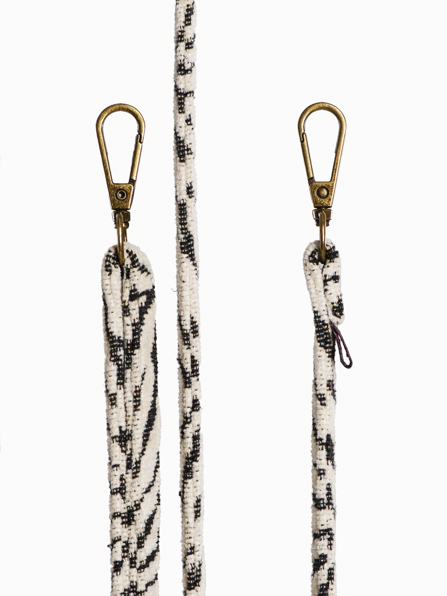 Høyde Jacquard Telefoonkoord - Strap - Cord - Blanc Bliss