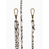 Høyde iPhone 16 Pro Max backcover - Telefoonhoes met koord - Blanc Bliss