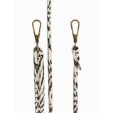 Høyde iPhone 16 Pro backcover - Telefoonhoes met koord - Blanc Bliss