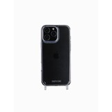 Høyde iPhone 16 Pro backcover - Telefoonhoes met koord - Beachy Blue