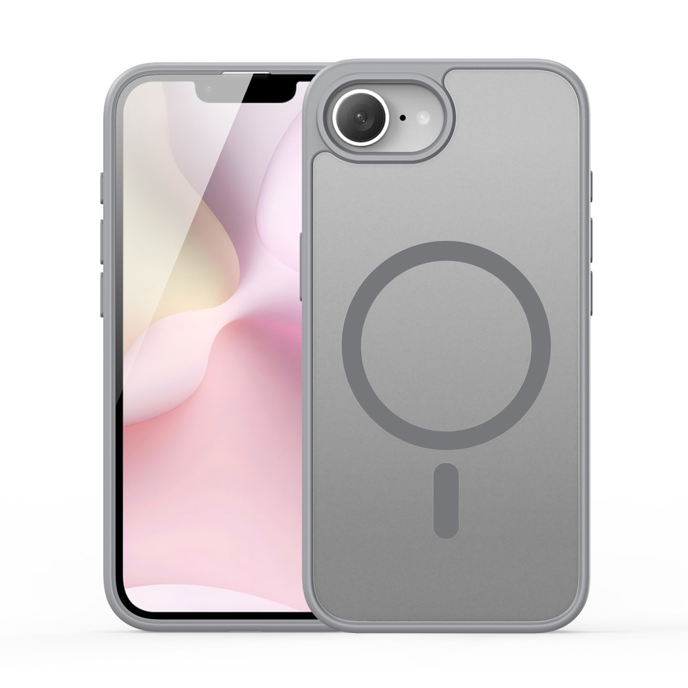 Dux Ducis Yind iPhone 17e / iPhone 16e hoesje – slanke backcover met volledige MagSafe ondersteuning - Grijs