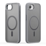 Dux Ducis Yind iPhone 17e / iPhone 16e hoesje – slanke backcover met volledige MagSafe ondersteuning - Grijs