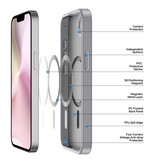Dux Ducis Yind iPhone 17e / iPhone 16e hoesje – slanke backcover met volledige MagSafe ondersteuning - Grijs