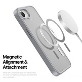 Dux Ducis Yind iPhone 17e / iPhone 16e hoesje – slanke backcover met volledige MagSafe ondersteuning - Grijs