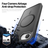 Dux Ducis Yind  iPhone 17e / iPhone 16e  hoesje – slanke backcover met volledige MagSafe ondersteuning - Zwart