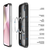 Dux Ducis Yind  iPhone 16e  hoesje – slanke backcover met volledige MagSafe ondersteuning - Zwart