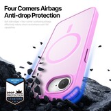 Dux Ducis Yind Iphone 16e hoesje – slanke backcover met volledige MagSafe ondersteuning - Roze