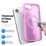 Dux Ducis Yind iPhone 17e / iPhone 16e  hoesje – slanke backcover met volledige MagSafe ondersteuning - Roze