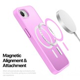 Dux Ducis Yind iPhone 17e / iPhone 16e  hoesje – slanke backcover met volledige MagSafe ondersteuning - Roze