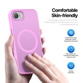 Dux Ducis Yind iPhone 17e / iPhone 16e  hoesje – slanke backcover met volledige MagSafe ondersteuning - Roze