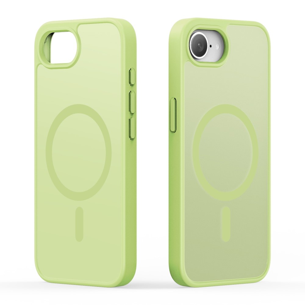 Dux Ducis Yind iPhone 17e / iPhone 16e  hoesje – slanke backcover met volledige MagSafe ondersteuning - Limoen Groen