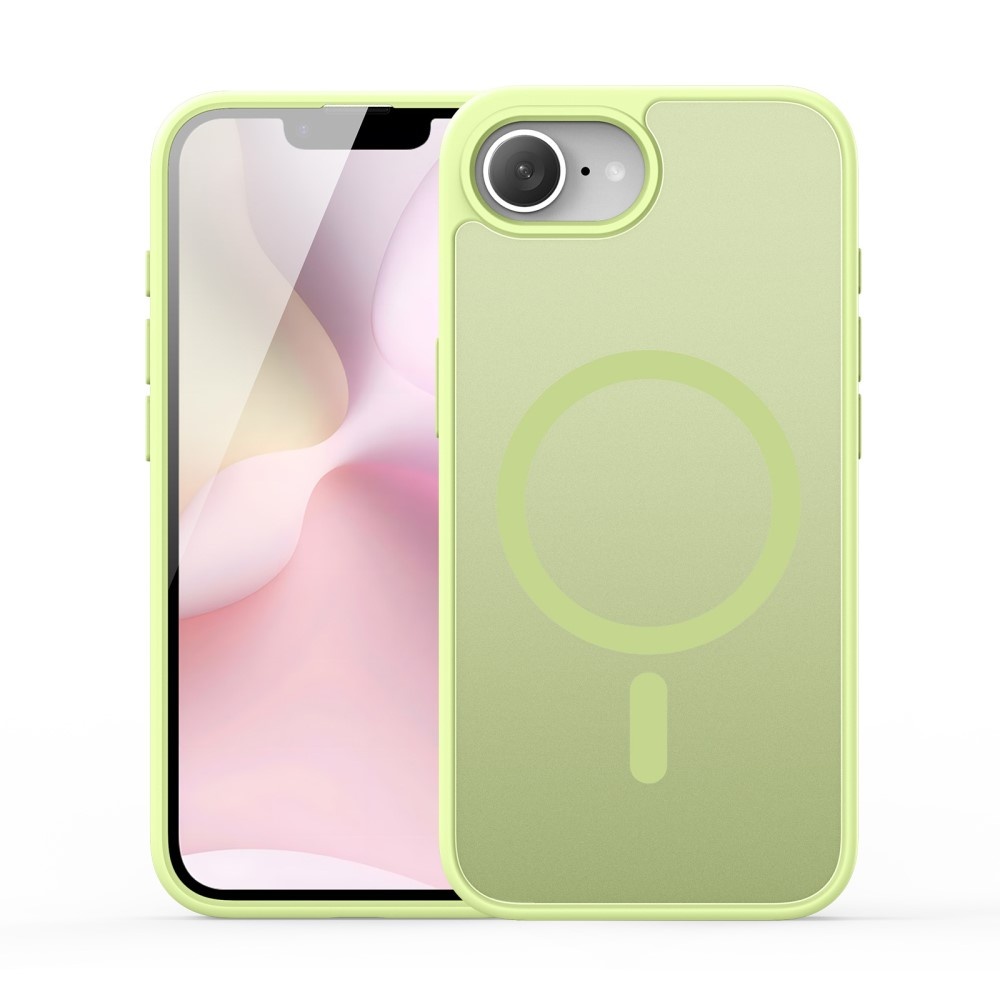 Dux Ducis Yind iPhone 17e / iPhone 16e  hoesje – slanke backcover met volledige MagSafe ondersteuning - Limoen Groen