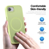 Dux Ducis Yind iPhone 17e / iPhone 16e  hoesje – slanke backcover met volledige MagSafe ondersteuning - Limoen Groen