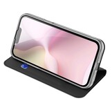 iPhone 17e / iPhone 16e  hoesje Slim Bookcase - Zwart