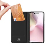 iPhone 16e  hoesje Slim Bookcase - Zwart