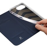 iPhone 17e / iPhone 16e hoesje Slim Bookcase - Blauw