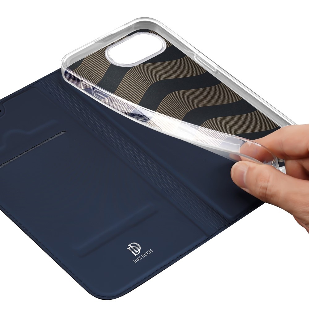 iPhone 17e / iPhone 16e hoesje Slim Bookcase - Blauw