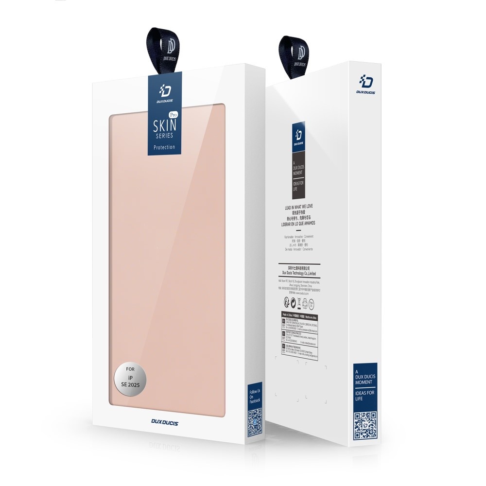 Dux Ducis iPhone 17e / iPhone 16e hoesje - Slim bookcase -Roze