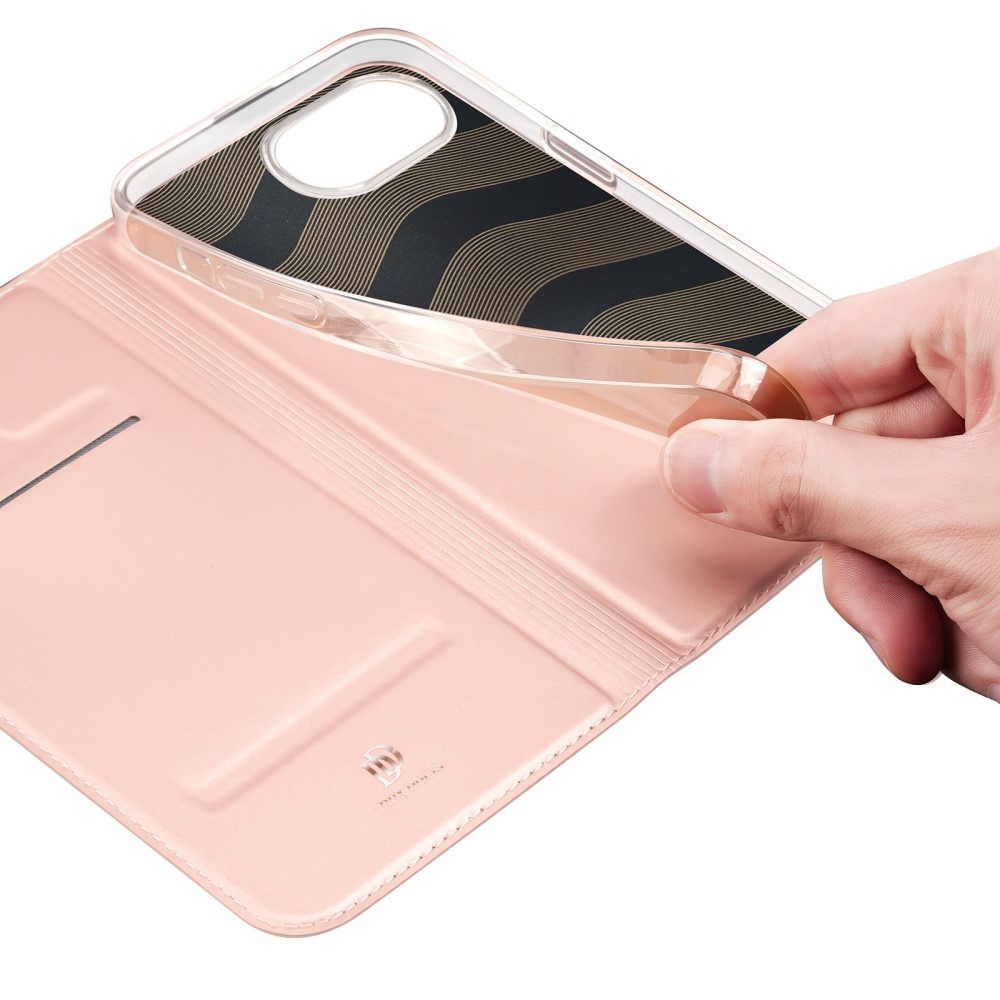 Dux Ducis iPhone 17e / iPhone 16e hoesje - Slim bookcase -Roze