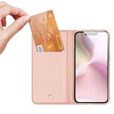 Dux Ducis iPhone 17e / iPhone 16e hoesje - Slim bookcase -Roze