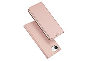 Dux Ducis iPhone 17e / iPhone 16e hoesje - Slim bookcase -Roze