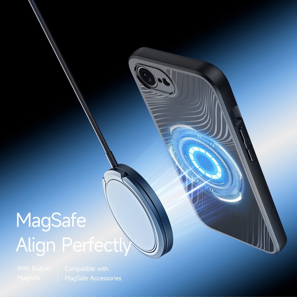 iPhone 17e / iPhone 16e hoesje Dux Ducis  Aimo Magsafe Backcover - Zwart