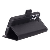 Samsung Galaxy S25 Plus leren afneembare 2-in-1 bookcase telefoonhoes - Zwart
