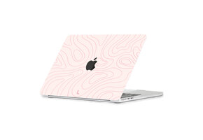 Lunso MacBook Air 15 inch (2023-2025) cover hoes - case - Pink Mocha