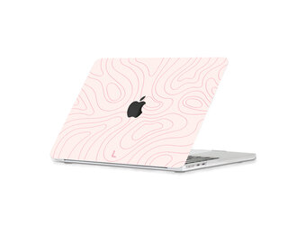 Lunso MacBook Pro 16 inch (2021-2024) cover hoes - case - Pink Mocha