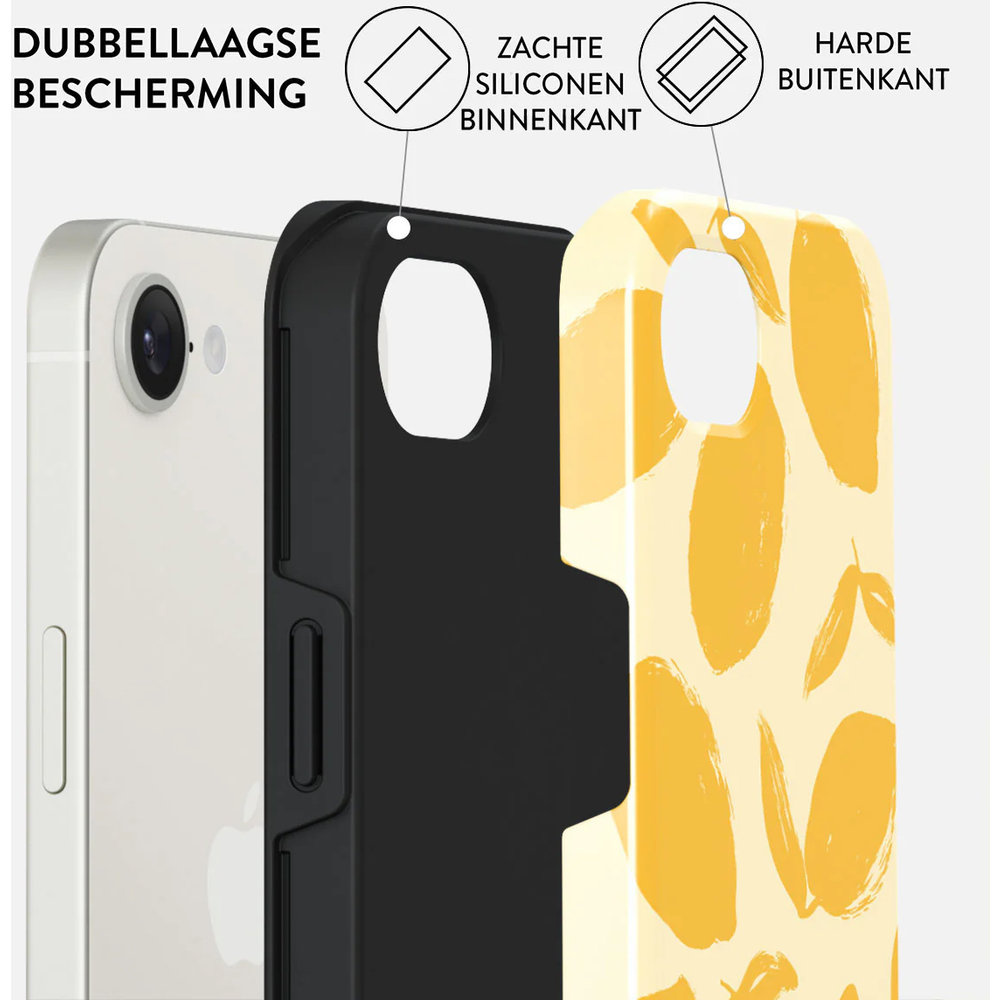 iPhone 17e / iPhone 16e Tough Backcover hoesje met Magsafe - Lemon Tart