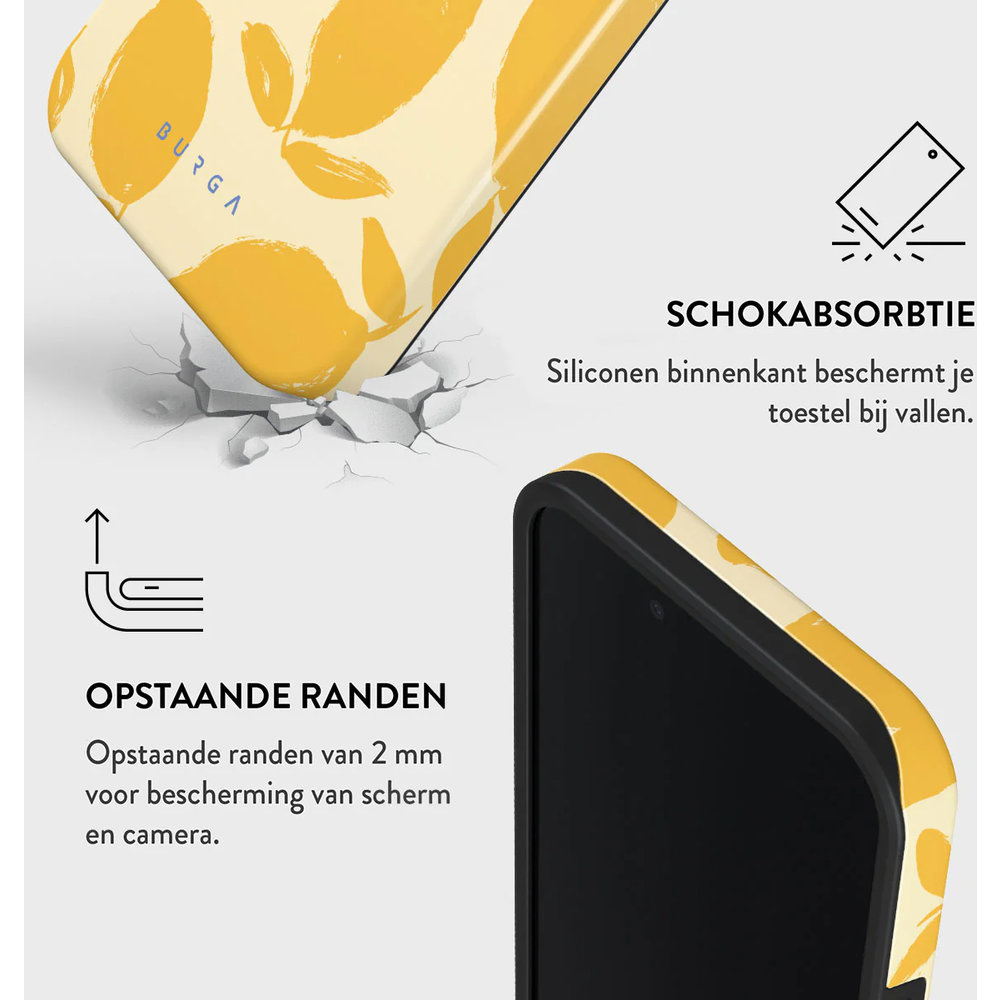 iPhone 17e / iPhone 16e Tough Backcover hoesje met Magsafe - Lemon Tart
