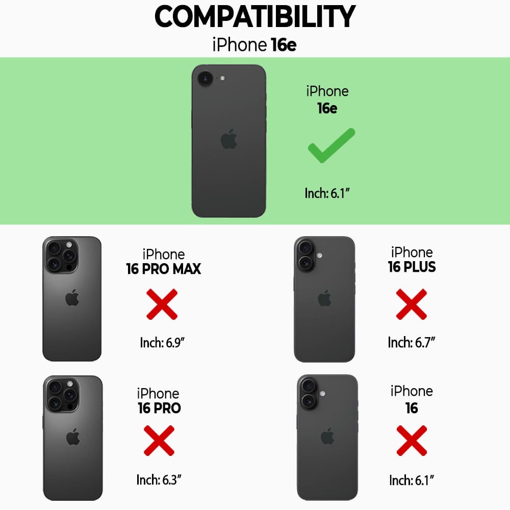 iPhone 17e / iPhone 16e Tough Backcover hoesje met Magsafe - Tender Kiss