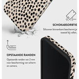 iPhone 17e / iPhone 16e Tough Backcover hoesje met Magsafe - Almond Latte