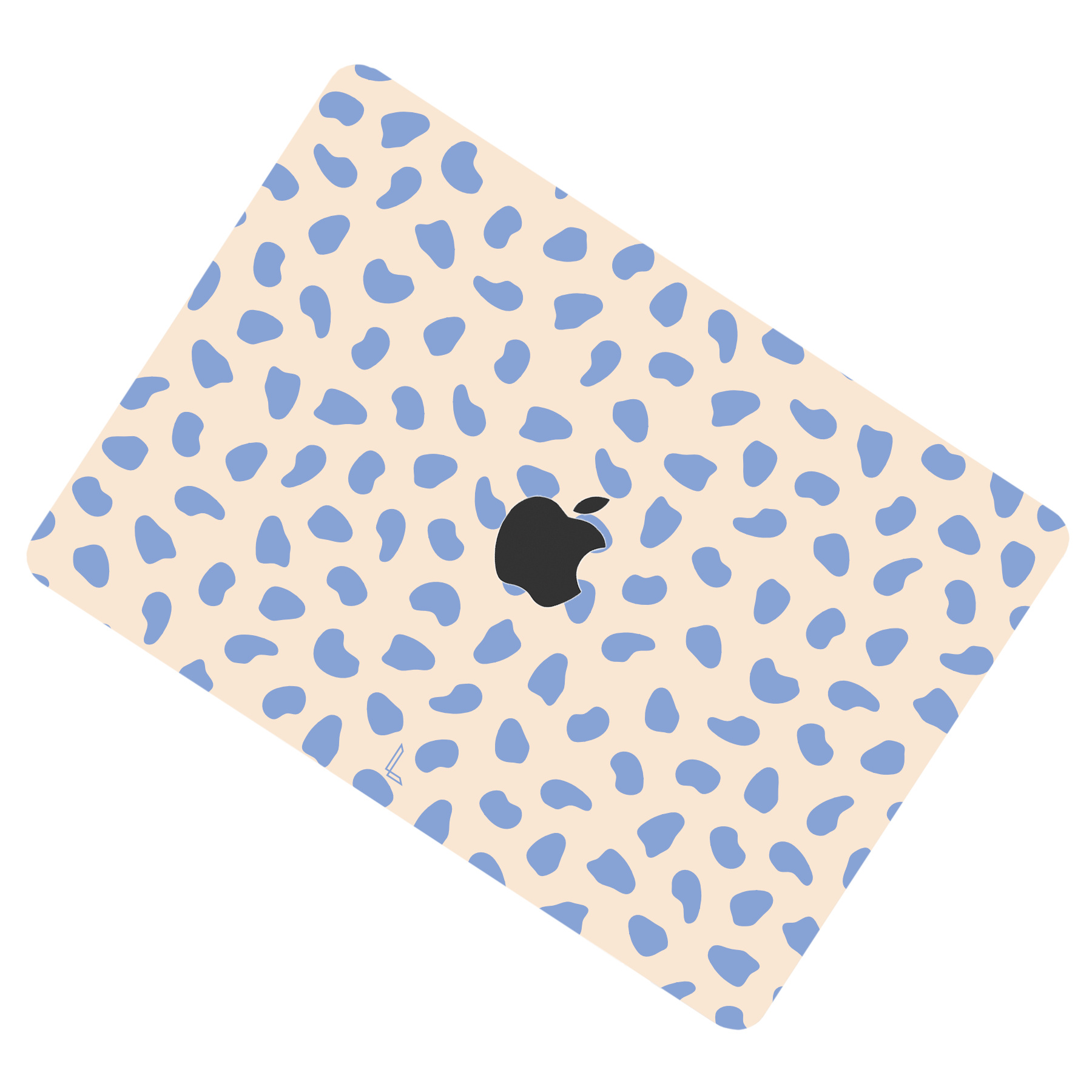 MacBook Air 13 inch (2022-2026) cover hoes case - Azure Pebble